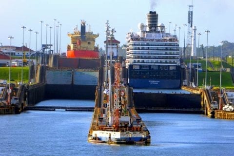 Gatun Lock, Panamakanal, Panama