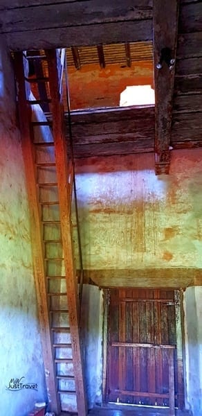 Treppenaufgang zum Kornspeicher