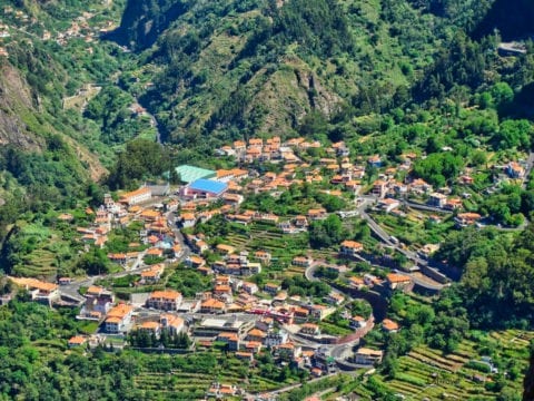 Das Dorf Curral Freiras, Madeira