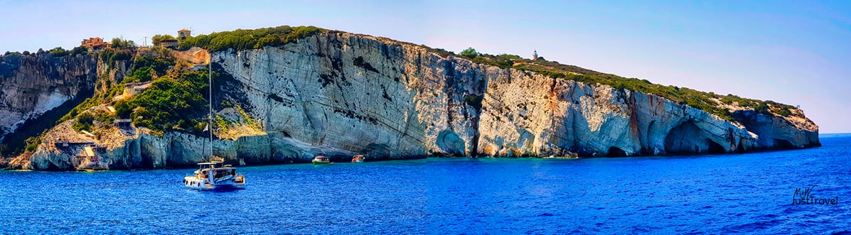 Die Blaue Grotten, Skinari, Zakynthos, Ionischen Inseln