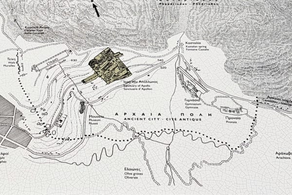 Lageplan Delphi
