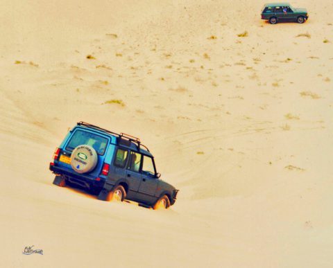 Fahren in der Wüste