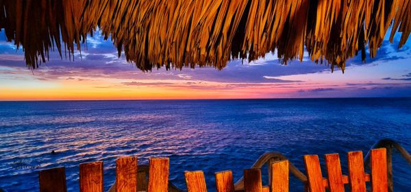 Sonnenuntergang am Karibischen Meer