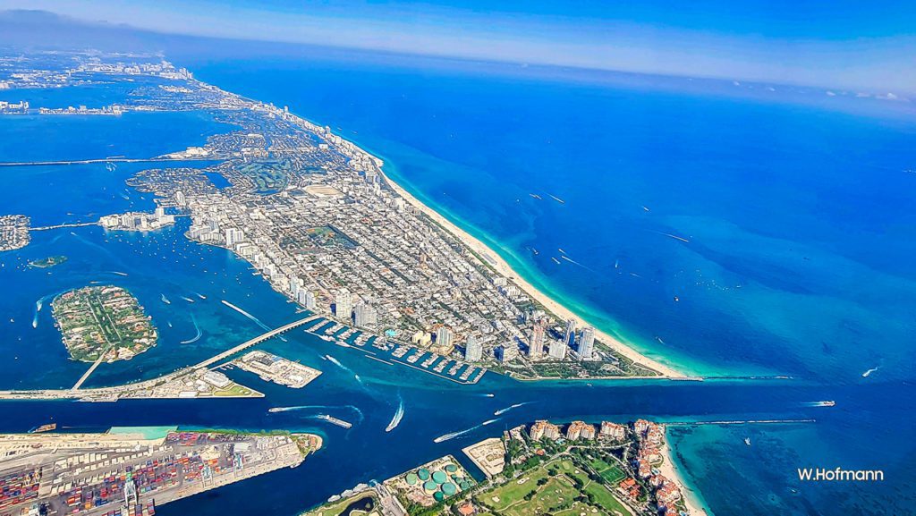 Miami-Anflug11 Blick auf Miami Beach