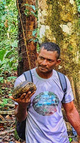 Sebastian unser Regenwald Guide, Amazonas