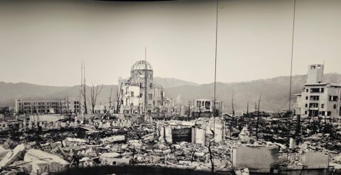 Hiroshima nach dem 6. August 1945 um 8:15