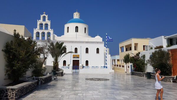 Santorini ohne Touristen