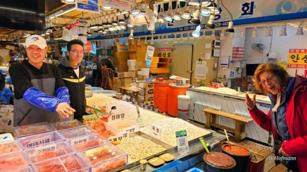 Der Fischmarkt in JEJU