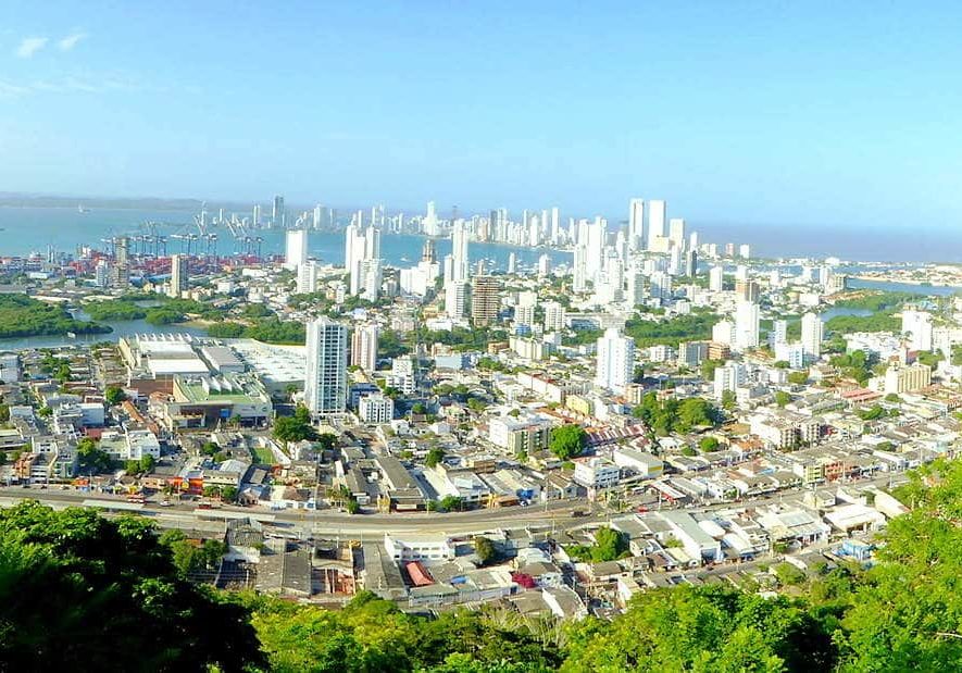 Blick auf Cartagena