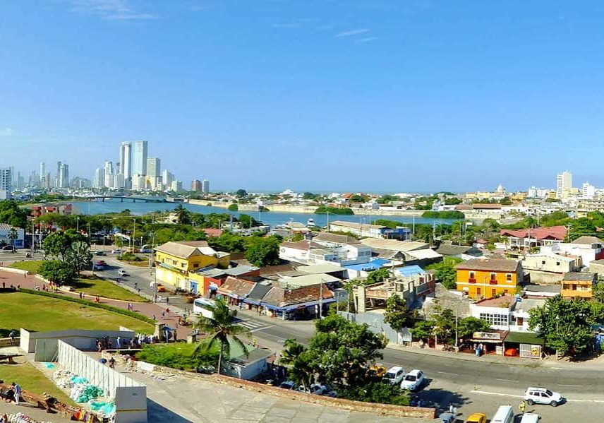 Blick auf Cartagena