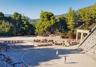 Die Bühne von Epidaurus