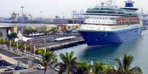 Liegeplatz an der Muelle Sta.Catalina Las Palmas