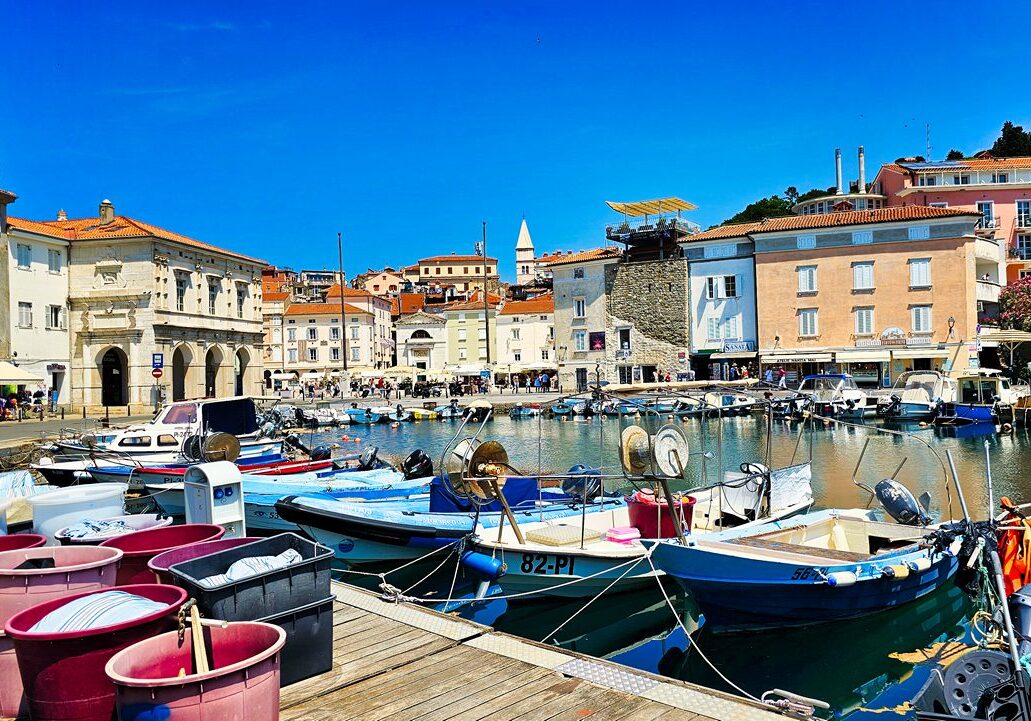 Der kleine Hafen von Piran